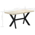 Rustika Rowe -  Dining Table 140x70x75 cm Solid Bleached Mango Wood